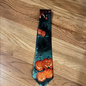 Halloween Pumpkin Tie